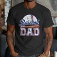 Retro Baseball Dad Game Day Sport Dad Father's Day Men T-Shirt