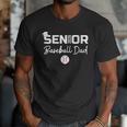 Senior 2025 Baseball Dad Parent Helper Baseball Graduate Men T-Shirt