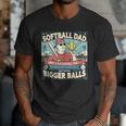 Softball Dad Like a Baseball Dad Gift Men Men T-Shirt Softball Dad Like a Baseball Dad Gift Men Men T-Shirt