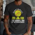 Softball Dad Like A Baseball Dad Softball Father's Day Men T-Shirt Softball Dad Like A Baseball Dad Softball Father's Day Men T-Shirt