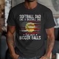 Softball Dad Just Like A Baseball Dad But With Bigger Back Men T-Shirt Softball Dad Just Like A Baseball Dad But With Bigger Back Men T-Shirt