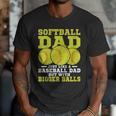 Softball Dad Just Like A Baseball Dad Team Men T-Shirt Softball Dad Just Like A Baseball Dad Team Men T-Shirt