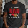 All Star Dad Of The Birthday Boy Baseball Daddy Father Men T-Shirt All Star Dad Of The Birthday Boy Baseball Daddy Father Men T-Shirt