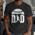 Vintage Baseball Dad Clothing Daddy Father's Day Men T-Shirt