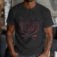 Vintage Baseball Dad Fathers Day Daddy Toddler Kids Boys Men T-Shirt