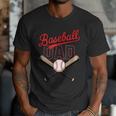 Vintage Baseball Dad Matching Family Father's Day Humor Dad Men T-Shirt