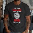 Vintage I'm Not Yelling This Is My Baseball Dad Voice Men T-Shirt