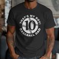 Vintage That's My Boy 10 Proud Baseball Dad Father's Day Men T-Shirt Vintage That's My Boy 10 Proud Baseball Dad Father's Day Men T-Shirt