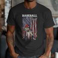 Vintage USA Flag Baseball Player Proud Baseball Dad Men T-Shirt Vintage USA Flag Baseball Player Proud Baseball Dad Men T-Shirt