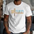 1 Dad Baseball Ice Cream Drip Fathers Day Baseball Daddy Premium Men T-Shirt