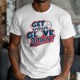 Baseball Dad Coach Training Saying Get Your Glove Down Premium Men T-Shirt