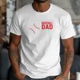 Baseball Dad Men USA American Flag Fathers Day 4th Of July Premium Men T-Shirt