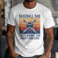 Baseball Dad Like A Normal Dad Only Cooler Premium Men T-Shirt Baseball Dad Like A Normal Dad Only Cooler Premium Men T-Shirt