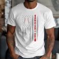 Father's Day USA Flag Patriotic Baseball Dad Premium Men T-Shirt