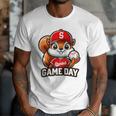 Game Day Baseball Dad Baseball Mam Father's Day Raglan Baseball Tee Men T-Shirt