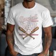 Game Day Baseball Dad Vintage Daddy Father's Day Boys Kids Men T-Shirt
