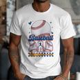 Groovy Baseball Dad Daddy Father Happy Fathers Day Men Guys Men T-Shirt Groovy Baseball Dad Daddy Father Happy Fathers Day Men Guys Men T-Shirt