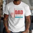 Patriotic Baseball Dad Father's Day American Flag Premium Men T-Shirt