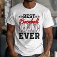 Retro Best Baseball Dad Ever Daddy Happy Fathers Day Men Men T-Shirt