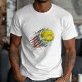 Softball Dad Like a Baseball Dad With Bigger Balls Premium Men T-Shirt