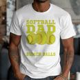 Softball Dad Just Like A Baseball Dad Team Premium Men T-Shirt Softball Dad Just Like A Baseball Dad Team Premium Men T-Shirt