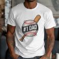 Vintage 1 Baseball Dad Daddy Father's Day From Son Daughter Men T-Shirt Vintage 1 Baseball Dad Daddy Father's Day From Son Daughter Men T-Shirt