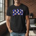 Baseball Dad Bold Varsity Style Letters Sport Themed Men T-Shirt