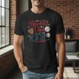 Baseball Dad And Chill Funny For Baseball Lovers Men T-Shirt