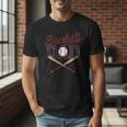 Baseball Dad Father's Day Vintage Retro Sarcastic Dad Men T-Shirt Baseball Dad Father's Day Vintage Retro Sarcastic Dad Men T-Shirt