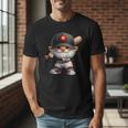 Baseball Dad Gnome With Baseball Bat For Grandpa Life Men T-Shirt Baseball Dad Gnome With Baseball Bat For Grandpa Life Men T-Shirt
