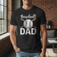 Baseball Dad Happy Fathers Day For Men Boys Men T-Shirt