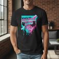 Baseball Dad Home Plate Ice Cream Drip Father's Day Men T-Shirt Baseball Dad Home Plate Ice Cream Drip Father's Day Men T-Shirt