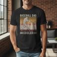 Baseball Dad Like Regular But Cooler Coach Player Fans Men T-Shirt