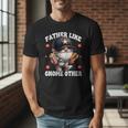 Baseball Dad Saying Hot Dog Gnome Pun For Fathers Day Men T-Shirt