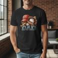 Baseball Dad Spectator Father's Day Game Day Youth Baseball Men T-Shirt Baseball Dad Spectator Father's Day Game Day Youth Baseball Men T-Shirt