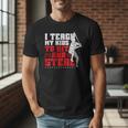 Baseball Dad Teach Kids Hit And Steal Softball Game Men T-Shirt