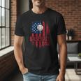 Baseball Dad USA American Flag 4th Of July Men T-Shirt Baseball Dad USA American Flag 4th Of July Men T-Shirt