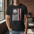 Baseball Dad USA American Flag Patriotic Dad 4th Of July Men T-Shirt Baseball Dad USA American Flag Patriotic Dad 4th Of July Men T-Shirt