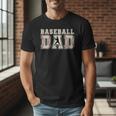 Baseball Dad Vintage For Sports Fan Or Proud Father Men T-Shirt