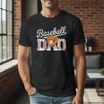 Baseball Dad Vintage Sports Fathers Day Baseball Fan Men T-Shirt