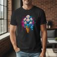 Baseball Ice Cream Drip Baseball Dad Sports Fan Youth Boys Men T-Shirt Baseball Ice Cream Drip Baseball Dad Sports Fan Youth Boys Men T-Shirt