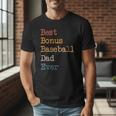 Best Bonus Baseball Dad Ever Softball Stepdad From Daughter Men T-Shirt Best Bonus Baseball Dad Ever Softball Stepdad From Daughter Men T-Shirt