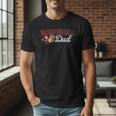 Cheer Baseball Dad My Favorite Cheerleader Calls Me Dad Red Men T-Shirt