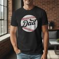 Dad Baseball Ball Vintage Groovy Baseball Daddy Fathers Day Men T-Shirt Dad Baseball Ball Vintage Groovy Baseball Daddy Fathers Day Men T-Shirt