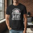 Proud Daddy Of A 2025 Senior Baseball Dad Papa Grad 2025 Men T-Shirt Proud Daddy Of A 2025 Senior Baseball Dad Papa Grad 2025 Men T-Shirt