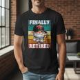 Retro Baseball Retirement Gnome Baseball Dad Finally Retired Men T-Shirt Retro Baseball Retirement Gnome Baseball Dad Finally Retired Men T-Shirt