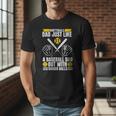Softball Dad Like a Baseball Dad With Bigger Balls Softball Men T-Shirt