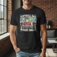Softball Dad Like a Baseball Dad Gift Men Men T-Shirt Softball Dad Like a Baseball Dad Gift Men Men T-Shirt