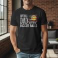 Softball Dad Like A Baseball Dad Retro US Flag Father's Day Men T-Shirt Softball Dad Like A Baseball Dad Retro US Flag Father's Day Men T-Shirt