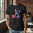 Tie Dye Baseball Dad Fathers Day Men T-Shirt Tie Dye Baseball Dad Fathers Day Men T-Shirt